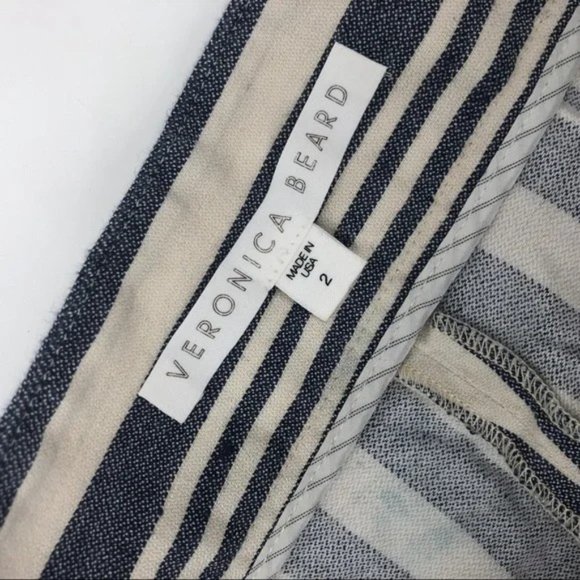 Veronica Beard Striped Geneva Blazer And Carito Short Set Size XS/2 - Picture 4 of 13